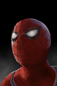 Spiderman Big Face (240x320) Resolution Wallpaper