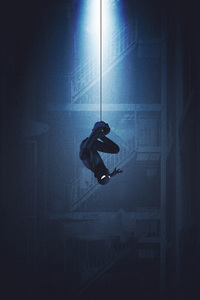 Spiderman Black Suit (1080x1920) Resolution Wallpaper