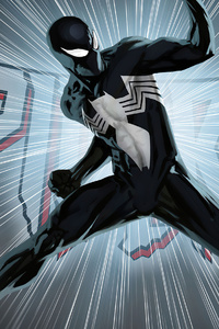 Spiderman Blacksuit (320x480) Resolution Wallpaper