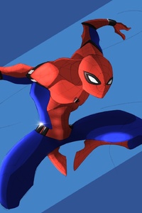Spiderman Comicbook Hero (320x568) Resolution Wallpaper