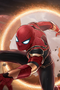 Spiderman Coming Back (1080x2160) Resolution Wallpaper