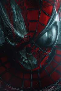 1080x2280 Spiderman Dark Web