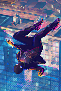 Spiderman Evening Glory (640x1136) Resolution Wallpaper