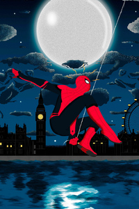 Spiderman Far Fromhome 4k Art (2160x3840) Resolution Wallpaper