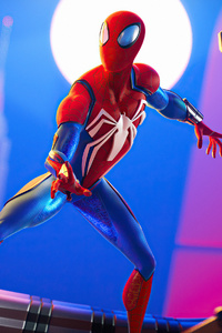 Spiderman Fighting Bad Guys (320x568) Resolution Wallpaper