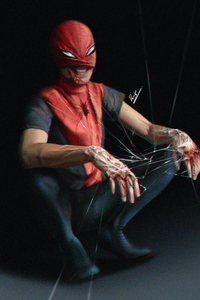 Spiderman Friendly (240x320) Resolution Wallpaper