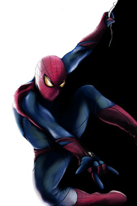 Spiderman HD Artwork (640x960) Resolution Wallpaper