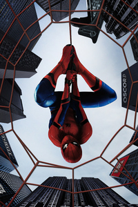 1080x2280 Spiderman Home Coming 4k
