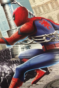 2160x3840 Spiderman Homecoming Art