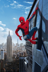 Spiderman Homecoming (320x480) Resolution Wallpaper
