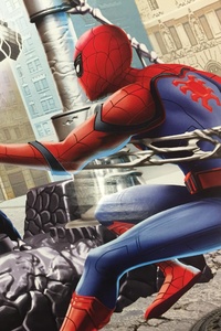 2160x3840 Spiderman Homecoming Promo Art