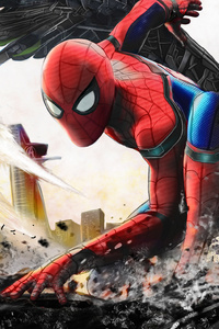 Spiderman Homecoming Tom Holland 4k (720x1280) Resolution Wallpaper