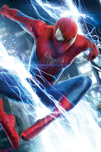 Spiderman In Action 8k (320x568) Resolution Wallpaper