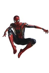Spiderman In Avengers Infinity War (640x1136) Resolution Wallpaper