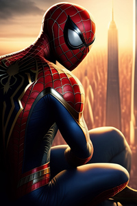 Spiderman In New York 4k (240x400) Resolution Wallpaper