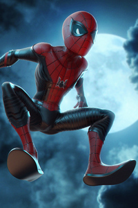SpiderMan Into The Spider Verse Movie Digital Artwork 2018