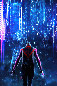 1125x2436 Spiderman Into The Spider Verse Poster