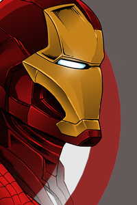 Spiderman Iron Man Captain America Artwork