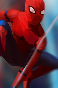 Spiderman Iron Man (2160x3840) Resolution Wallpaper