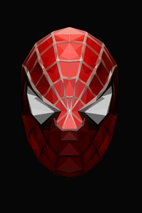 Spiderman Low Poly 4k (640x1136) Resolution Wallpaper