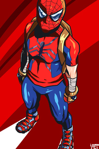 Spiderman Mangaverse (720x1280) Resolution Wallpaper