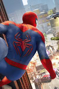 360x640 Spiderman Marvels Avengers 2022