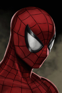 Spiderman Mask Eye (240x320) Resolution Wallpaper