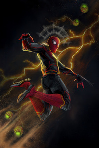 Spiderman Master Of The Action (1440x2560) Resolution Wallpaper