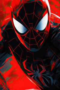 Spiderman Miles Digital Artwork