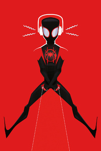 Spiderman Music (1080x2160) Resolution Wallpaper