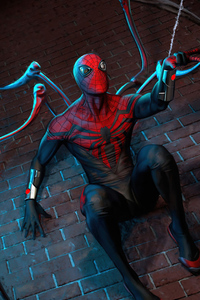 Spiderman New Suit 4k (1125x2436) Resolution Wallpaper