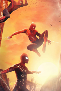 Spiderman No Way Home Conceptarts (480x854) Resolution Wallpaper