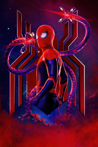 Spiderman No Way Home Movie Poster 5k (1125x2436) Resolution Wallpaper