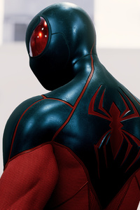Spiderman Ps4 4k New Suit (320x480) Resolution Wallpaper