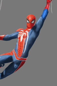 Spiderman Ps4 And Spider Gwen Art (1080x2160) Resolution Wallpaper