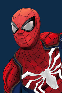 Spiderman Ps4 Artwork 4k 2018 (1125x2436) Resolution Wallpaper