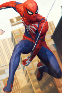 Spiderman Ps4 Video Game Chase (750x1334) Resolution Wallpaper