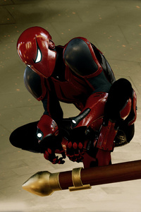 Spiderman Ps4 Video Game Suit (360x640) Resolution Wallpaper