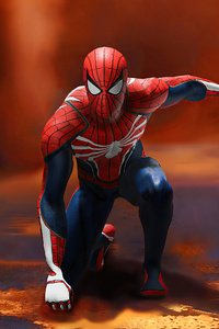 Spiderman Ready 4k (240x320) Resolution Wallpaper