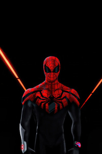 Spiderman Red Assassin (1080x2400) Resolution Wallpaper