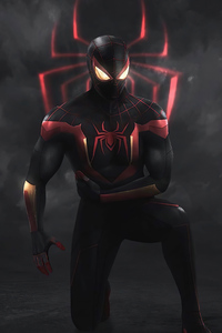 Spiderman Red Suit 4k