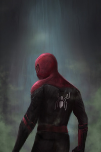 Spiderman Shadows Of Justice (1080x2400) Resolution Wallpaper