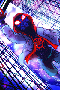 Spiderman Spider Verse 4k (320x480) Resolution Wallpaper