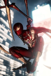 Spiderman Suit Ps4 (1280x2120) Resolution Wallpaper