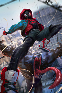 Spiderman V Venom Art