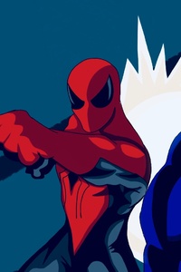 Spiderman Vs Venom Artwork