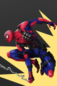 Spiderman With Arms 4k (360x640) Resolution Wallpaper