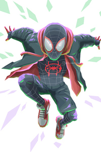 Spiderverse Miles Morales Art 4k