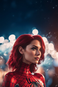 Spiderwoman Deviation (1080x2400) Resolution Wallpaper