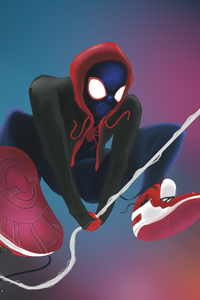 Spidey Into The Spiderverse (540x960) Resolution Wallpaper